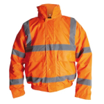 Orange Superior Hi-Vis Bomber Jacket Class 3 Size Medium
