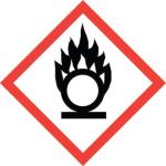 GHS-CLP Pictogram Labels Oxidising Substances (GHSO3) 120 Labels