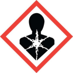 GHS-CLP Pictogram Labels Hazardous to Human Health Substances (GHSO8) 120 Labels
