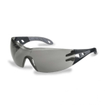 Uvex Pheos Safety Glasses - Black/Grey Frame and Smoke Lens