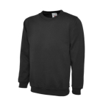 Black Olympic Sweatshirt 50% Polyester 50% Cotton Size Medium