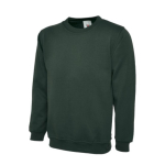 Bottle Green Olympic Sweatshirt 50% Polyester 50% Cotton Size Large