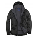 Black Premium Outdoor Waterproof Jacket Fleece Lined Size Medium