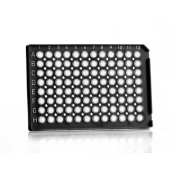 Azenta Life Sciences FrameStar 96 Well PCR Plate Semi-Skirted ABI Style with Upstand Black Frame Cle