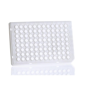 Azenta Life Sciences 96 Well PCR Plate Semi-Skirted Roche Style Low Profile H12 Cut Corner White
