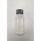Aurora Scientific 125mL Clear Polypropylene Bottle  with Black Polypropylene Cap  with Expanded poly