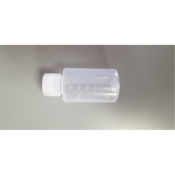 Aurora Scientific 125mL Clear Polypropylene Bottle  with Natural Polypropylene Cap  with Expanded po