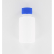 Aurora Scientific 1000mL Natural HDPE (High Density PolyEthelyne) Bottle  with Blue Polypropylene Ca