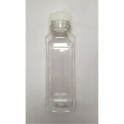 Aurora Scientific 500mL Clear PET (Polyethylene) Bottle  with Natural Polypropylene Cap Dosed with N