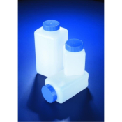 Azlon Bottle HDPE 2000ml Square With Blue Cap