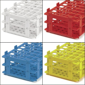 Rack PP White 21x31mm Tubes