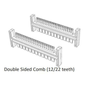 Accuris Extra Double-Sided Combs 22/12 Teeth