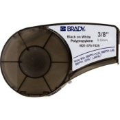 Polypropylene label tape B-7425 for BMP21-LAB - black on white