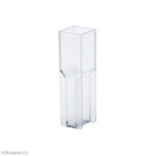 ClearLine Semi-micro Cuvettes Polystyrene (PS) 0.5-2mL ( 10 Trays Of 100 Pcs)