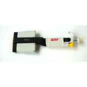 ClearLine 8-Channel Variable Volume Micropipette 5-50uL Yellow