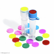 ClearLine Cap Disks for Microtubes - Light Blue