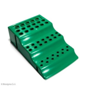 Tiered rack for microtube storage green
