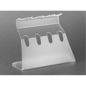 Universal Linear Stand for Four Pipettors - Transparent (Fits 4x Single-Channel or 2x 8/12 Channel P