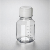 Corning PET Bottle 60mL Graduated 18mm Screw Cap Sterile Triple-bagged Pre-assembled 24/Tray 192/Cas