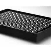 Corning Spheroid Microplate 384 well Black with Clear Round bottom with Lid Sterile