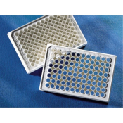 Corning 96 Well White with Clear Flat Bottom NBS Microplate 5 per Bag without Lid Nonsterile