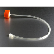 Corning 33mm Filling Cap 1/8inch ID Tubing and a Female Luer 1/8inch Hose Barb a Male Luer Lock Plug