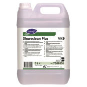 Diversey Shureclean Plus Concentrate Neutral High Foam Liquid Detergent VK9 5L