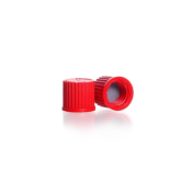 Screw cap PBT with PTFE protected seal red GL 14