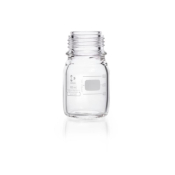 Duran Original GL45 Laboratory Bottle, Clear  without Screw Cap and Pouring Ring - 100mL