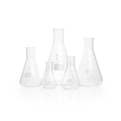 Duran 2L Erlenmeyer Glass Flask Narrow Neck
