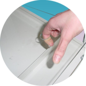 Ecosafe RANGE H - Tank + Tempered Glass Work Top for H06 - Dims (W x D mm): 600x650