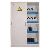 Corrosion Resistant Safety Cabinet Double Door Underbench 8 Drawers