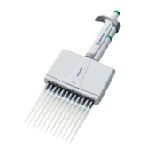Eppendorf Research plus 12-Channel Variable  Pipette 120-1200uL Dark Green