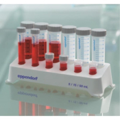 Eppendorf 12 Well Tube Rack For 6x5mL/15mL &  6x50mL Tubes - White, Autoclavable,  Polypropylene, Nu