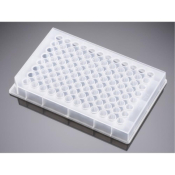 Falcon 96 Well Clear Round Bottom Not Treated Polypropylene Library Storage Microplate with Lid Nons