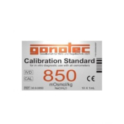 Gonotec ampoules of calibration standard 850 mOsmol/kg for Osmomat 010/030/3000/auto pack of 10 x 1m