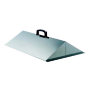 Grant Gabled Stainless Steel Lid with Hole for Cooling Coil Access for OLS26 Shaking Water Bath