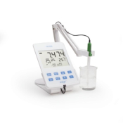 Hanna edge pH Meter Complete with Docking Station  and Electrode Holder with HI-11310 Digital Glass