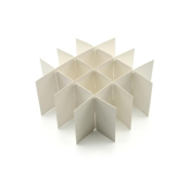 Heathrow Scientific Cardboard Tube Storage Box Partition / Divider 16 Well 50mL Tubes - White