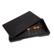 18-Place Slide Staining Tray Black