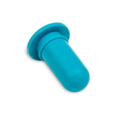 Heathrow Scientific Silicone Rubber Bulb 1mL pk24 - Blue