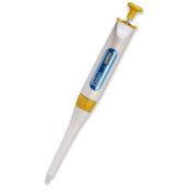 Heathrow Scientific Pearl Adjustable Micro Pipette 20-200ul - White/Yellow