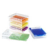 Low Temp PCR Rack 96 well Blue