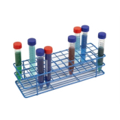 HDPE Coated Wire Tube Rack 16mm 4x12 Blue