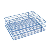 HDPE Coated Wire Tube Rack 25mm 8x10 Blue