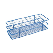 HDPE Coated Wire Tube Rack 40mm 3x8 Blue