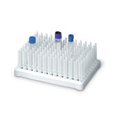 96 Peg Rack for 7mL Tubes (10-13mm Diam), White