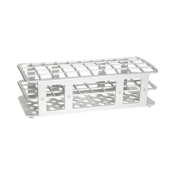 Heathrow Scientific Fold and Snap Tube Rack 21mm 40-Place - White
