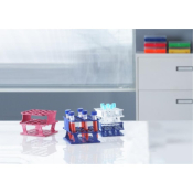 Onerack half size test tube rack polyoxymethylene (POM) 25mm tubes16 places Magenta