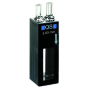 Hellma Flow Cuvette with Inflow/Outflow,  200-2500nm, 2mm Path Length, 240uL Volume